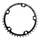 PLATEAU ROUTE 5BRA D.130 MICHE 39DTS INTERIEUR TYPE SHIMANO NOIR 9/10V.
