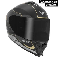 CASQUE INTEGRAL ADX AI500 EVO NOIR/OR MAT S (DOUBLE ECRAN) (ECE 22.06)