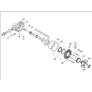 La transmission arrière / Composants