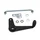 PEDALE LANCEUR/CIRETTE CYCLO POUR PEUGEOT 103 MVL-SP/MBK 51 ACIER NOIR  -SELECTION P2R-