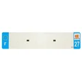 PLASTIC STRIP FOR BLANK PVC LICENSE PLATE (CAR FORMAT 520X110)-DEPT 27/EUROPE (SOLD PER UNIT)