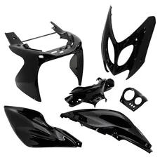 FAIRINGS/BODY PARTS FOR SCOOT  MBK 50 NITRO 1997>2012/YAMAHA 50 AEROX 1997>2012 BLACK GLOSS  (6 PARTS KIT)