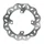 BRAKE DISC FOR KAWASAKI 450 KX F 2019>2021 Rear, 250 KX F 2019>2020 Rear (EXT 250mm - INT 115.3mm - 4 Holes )  (DF5323OE)  -NEWFREN-