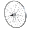 WHEEL FOR MTB - 24" REAR -ALUMINIUM -ALUMINIUM HUB - SOLID SPINDLE- FREEWHEEL 7/6 SPEED (SOLD WITH NUT 10X100)