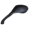 RETROVISEUR ADAPTABLE APRILIA 125 LEONARDO 1999>2004, 250 LEONARDO 1999>2001, 300 LEONARDO 2002>2004  GAUCHE NOIR (OE AP8102867) (HOMOLOGUE CE)  -SELECTION P2R-