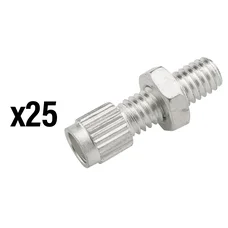 VIS TENDEUR DE CABLE VELO M6 ALU (VENDU PAR 25)