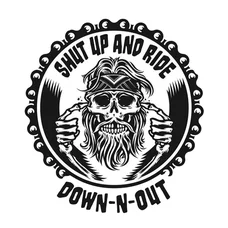STICKER LETHAL THREAT MINI SHUT UP AND RIDE (60x80mm)