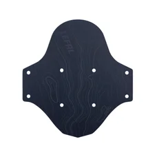 MUDGUARD FOR GRAVEL BIKE -FRONT- 700X35/45 ZEFAL SHIELD LITE- BLACK- ON FORK WITH CLAMPS.
