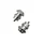 DIABOLO FOR PADDOCK STAND Ø6MM SILVER- FOR YAMAHA  -AVOC-(WITH CHC CONTERSUNK SCREW) (PAIR)