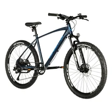 VELO MUSCULAIRE VTT 26 LEADER FOX FACTOR 2025 BLEU NUIT MAT 9V CADRE 16 POUCES (TAILLE ENFANT 148 à 156 cm)