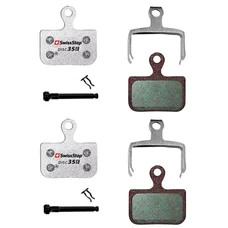 PLAQUETTE DE FREIN ROUTE / VTT SRAM RED ET FORCE eTaP AXS, LEVEL ULTIMATE ET TLM B1 (SWISSSTOP ORGANIC - DISC 35E - PAIR & FAIR) (2 PAIRES) - COMPATIBLE VAE