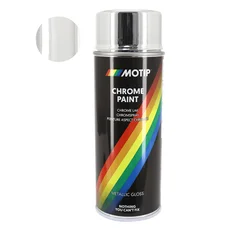 SPRAY-PAINT CAN MOTIP PRO CHROME EFFECT spray 400ml (04060) (WARNING:DO NOT COVER WITH VARNISH)