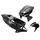 CARROSSERIE SCOOT REPLAY DESIGN POUR MBK 50 NITRO 1997>2012/YAMAHA 50 AEROX 1997>2012 NOIR BRILLANT (KIT 8 PIECES)