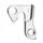 DERAILLEUR HANGER-MARWI-ALUMINIUM- BMC/FELT/VOODOO/BULLS...  GH-128 (SOLD PER UNIT)