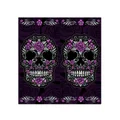 TOUR DE COU PRINTEMPS/ETE LETHAL THREAT FLORAL SKULL FACE