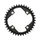 PLATEAU VTT 4BRA D.104 POUR SRAM XO1 STRONGLIGHT 38DTS MONO NOIR ALU 7075 11V. NARROW WIDE - EPAISSEUR 5mm