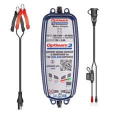 BATTERY CHARGER OPTIMATE 3+ TM430 12V (AUTOMATIC CHARGE, TEST AND MAINTENANCE)