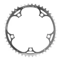 CHAINRING FOR ROAD BIKE - 5 Arms- Ø 135 TA VENTO 46 Teeth- EXTERNAL - SILVER ALU 7075-CAMPAGNOLO TYPE 9/10 Speed.