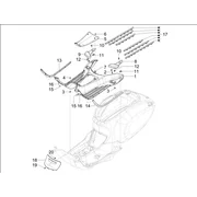 Protection centrale - Repose-pieds