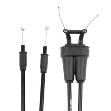 TRANSMISSION/CABLE GAZ MOTO UNIVERSEL POUR POIGNEE DE GAZ KRK EVO (DOUBLE CABLES) -DOMINO