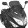 PARE-BRISE/SAUTE VENT MAXISCOOTER POUR YAMAHA 500 TMAX 2008>2011 FUME FONCE (H 685mm - L 525mm)  -FACO-