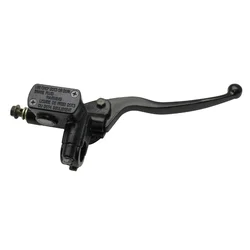 BRAKE MASTER CYLINDER UNIVERSAL (FRONT) WITH BRAKE LIGHT SWITCH (SCREW Ø 10mm)  -BLACK-RIGHT