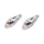 ECLAIRAGE DECO REPLAY GOUTTE D'EAU WING TRANSPARENT/BLANC AMPOULE ORANGE (L 62mm / H 23mm / L 18mm) ) (PAIRE)