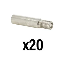 PROLONGATEUR/EXTENSION DE VALVE CLAPET ANTI RETOUR COMPATIBLE TROTTINETTE DIAM 8 mm LONGUEUR 33 mm (VENDU PAR 20)