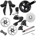 GROUPE ROUTE SHIMANO 105 Di2 R 7170 DISQUE NOIR 12V. 172.5 EN 50-34