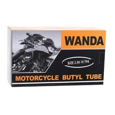INNER TUBE 16'' 3.00 A 3.25-16 , 90/90-16 , 100/90-16 , 100/80-16 A 120/80-16 WANDA VALVE TR4