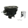 CYLINDER/PISTON ASSEMBLY "PIAGGIO GENUINE PART" 50 NRG 2005>2015/RUNNER 50 2005>2012 LIQUIDE  -833598-