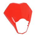 PLAQUE PHARE/TETE DE FOURCHE 50 A BOITE ADAPTABLE RIEJU 50 MRT 2009>2021, MRT ENDURO 2009>2021, MRT PRO 2009>2021, MRT SM 2009>2021 ROUGE BRILLANT  -P2R-