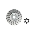 STATIONARY PULLEY FOR SCOOT CPI 50 ARAGON, HUSSAR, OLIVER, POPCORN/KEEWAY 50 F-ACT, FOCUS, HURRICANE, MATRIX/GENERIC 50 IDEO, XOR (WITH WASHER )  -SELECTION P2R-