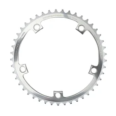 CHAINRING FOR TRACK BIKE- 5 Arms- 47T.Ø 144 ALUMINIUM SILVER 7075 FOR CHAIN 3.17mm (1"1/8) TA