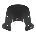 WINDSHIELD FOR MAXISCOOTER KYMCO 125 LIKE 2017>2019  SMOKED / CHROME ARMS  -FACO-