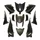 FAIRINGS/BODY PARTS FOR MAXISCOOTER  YAMAHA 530 TMAX 2012>2014  BLACK MAT (11 PARTS KIT)