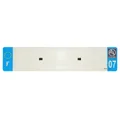 BANDE PLAQUE AUTO 520x110 POUR PVC VIERGE DEP. 07/EURO (VENDU A L'UNITE)