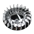 TURBINE SCOOT ADAPTABLE MBK 50 BOOSTER, ROCKET, NG, STUNT/YAMAHA 50 BWS, SPY, BUMP, SLIDER  CHROME DIAM 120 mm  -REPLAY-