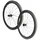 ROUES ROUTE DISQUE 700 MICHE SWR 50 CENTER LOCK CARBONE NOIR CASSETTE CAMPAGNOLO UD, SHIMANO HG, SRAM XDR 12V AXE TRAVERSANT 12/100 ET 12/142 (PAIRE) - TUBELESS READY
