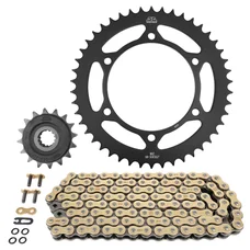 KIT CHAINE ADAPTABLE YAMAHA 600 XJ6 N DIVERSION 2009>2016 520 16x46 (DIAM COURONNE 130/150/10.5) (DEMULTIPLICATION ORIGINE) -JT SPROCKETS/DID