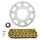 KIT CHAINE ADAPTABLE MBK 50 XLIMIT SM 2008>2013, YAMAHA 50 DT X SUPERMOTARD 2008>2013  420  11x60  (DIAM COURONNE 105/125/8.5)  (DEMULTIPLICATION ORIGINE)  -AFAM-