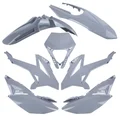 CARROSSERIE/CARENAGE 50 A BOITE ADAPTABLE BETA 50 RR 2012> GRIS NARDO (KIT 7 PIECES)  -P2R-
