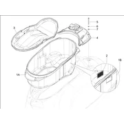 Logement casque - Dessous de selle