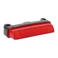 TAIL LIGHT UNIVERSAL REPLAY -WITH LEDS-BAR SHAPED - -RED- WITH STOP LAMP (6 LEDS -RED) (L78mm, H25mm)  -CEE APPROVED-