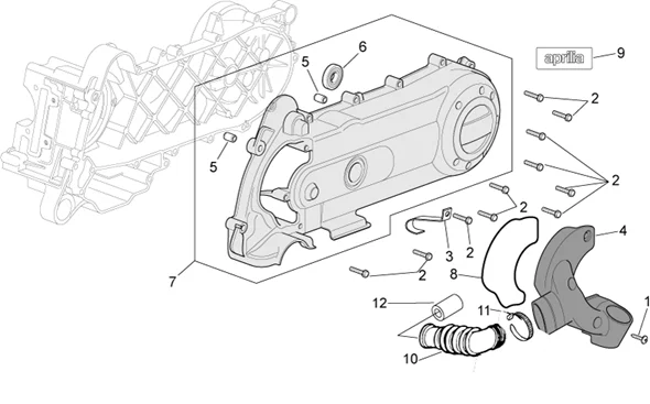 Couvercle variateur