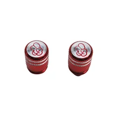 BOUCHON DE VALVE VICMA TO COOL MOLETE ROUGE  (PAIRE)