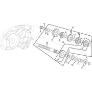 Arbre secondaire boite de vitesses I
