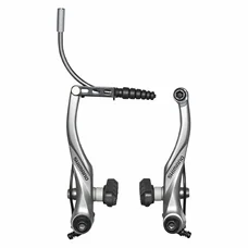 BRAKE CALIPER- FOR MTB - REAR V-BRAKE SHIMANO ALIVIO - SILVER