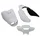 FAIRINGS/BODY PARTS FOR SCOOT  MBK 50 BOOSTER NG, ROCKET OLD MODEL/YAMAHA 50 BWS BUMP, SPY OLD MODEL- WHITE GLOSS  (5 PARTS KIT)