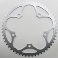 PLATEAU ROUTE 5BRA D.130 STRONGLIGHT DURAL 52DTS ARGENT TYPE SHIMANO 8/9V.